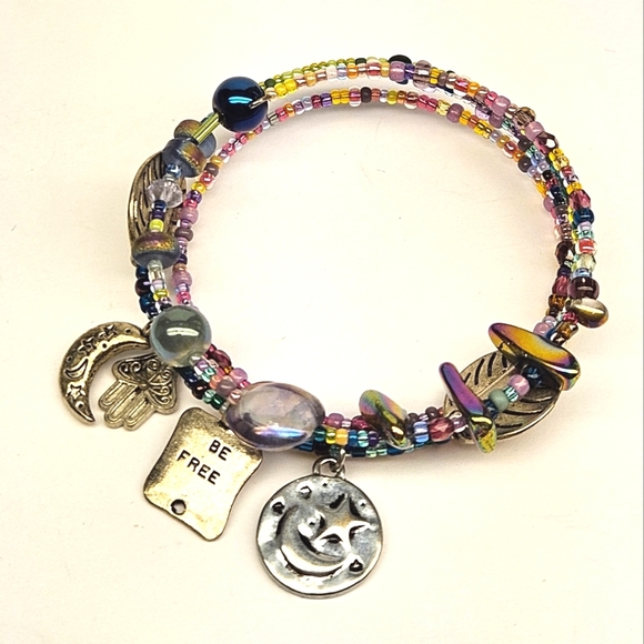 Handmade Jewelry - Celestial Beaded Memory Bracelet